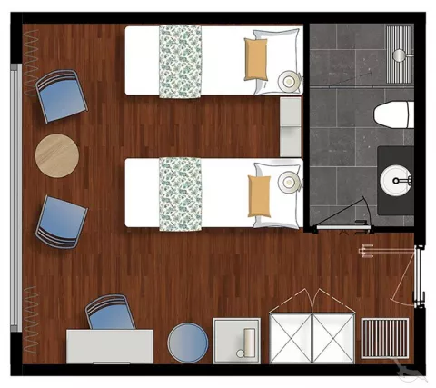 Каюта DBL (upper deck)